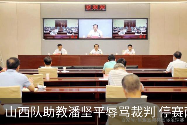 山西队助教潘坚平辱骂裁判 停赛两场罚款7万元